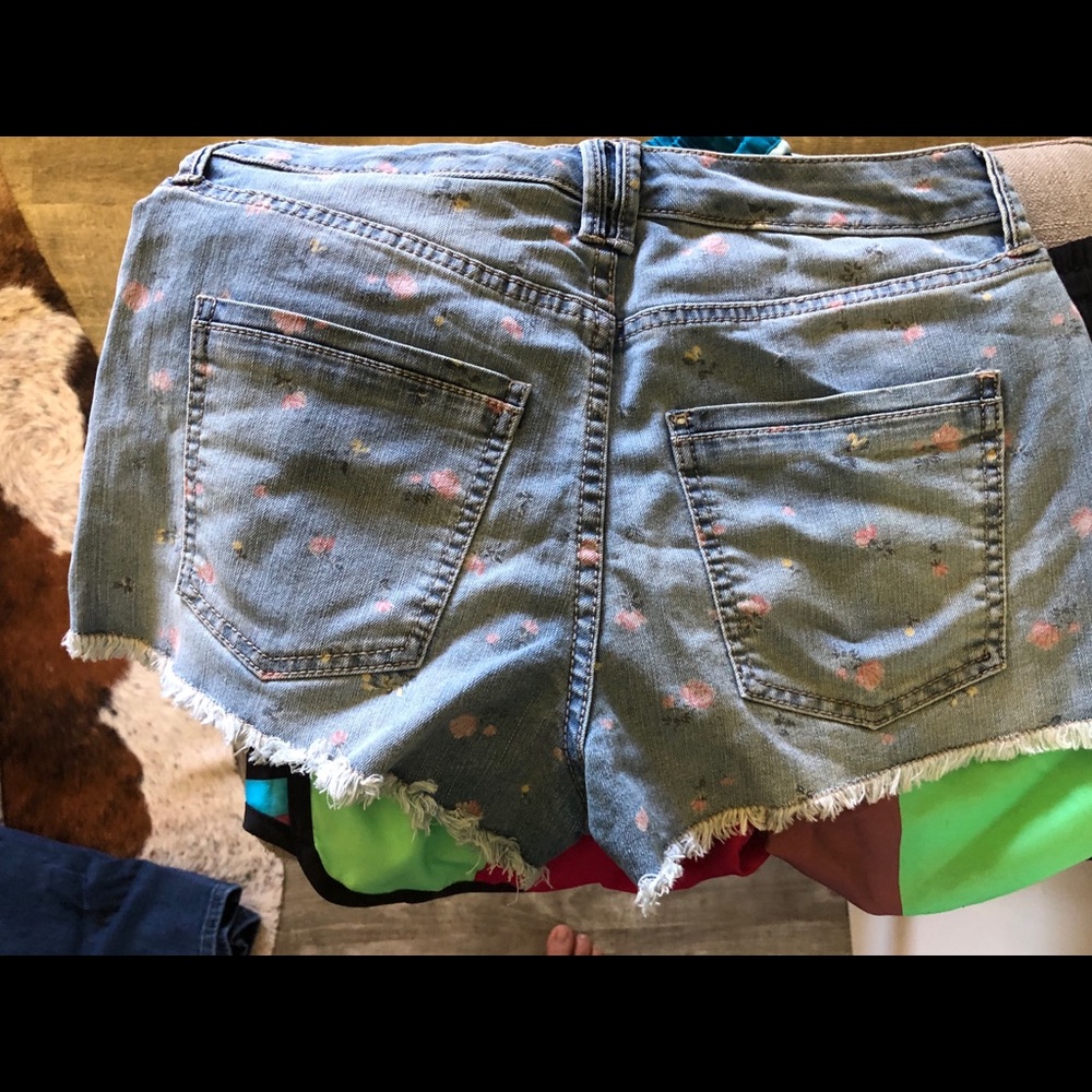Target shorts with tags
